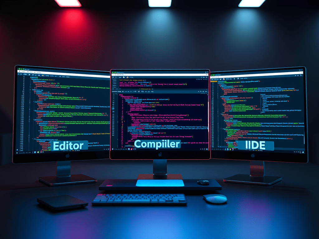 Phân biệt Editor Compiler,&nbsp;IDE